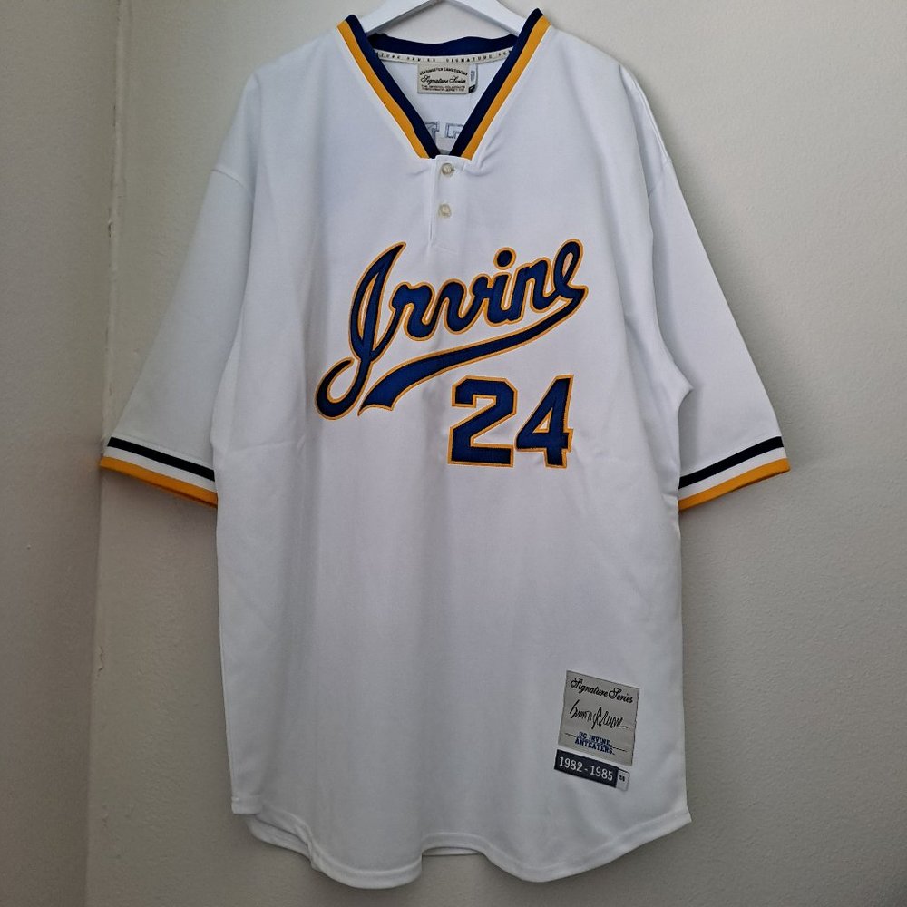 NWT Brady Anderson #24 UC Irvine college throwback baseball jersey